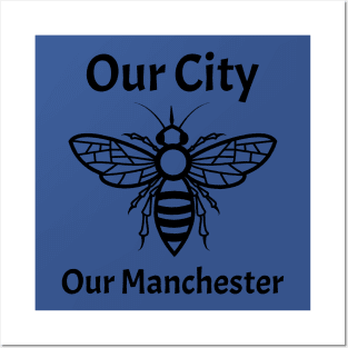 Our City, Our Manchester Worker Bee Posters and Art